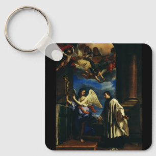 The Vocation of Saint Aloysius Luigi Gonzaga Key Ring
