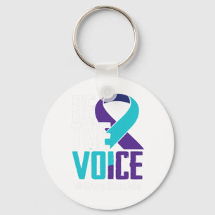 The Voice Stop Suicide Awareness Mental Health Key Ring