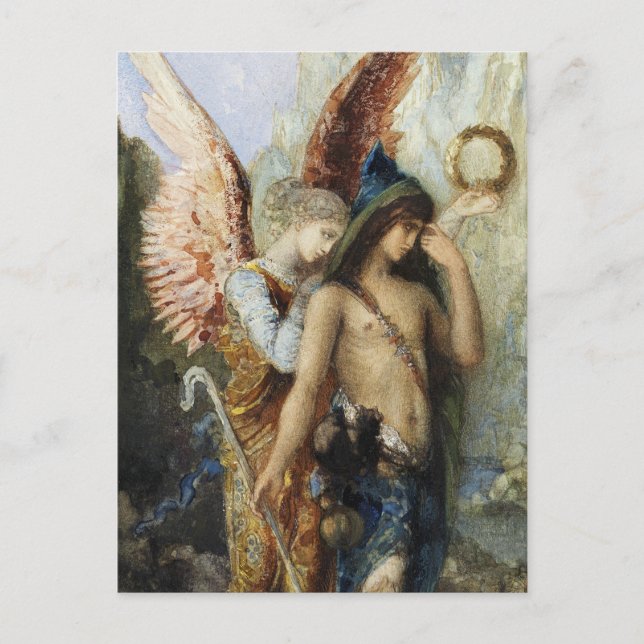 “The Voices” Angel Art by Gustave Moreau Postcard (Front)