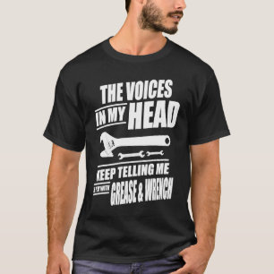 The Voices In My Head Mechanic Automobile Repair A T-Shirt