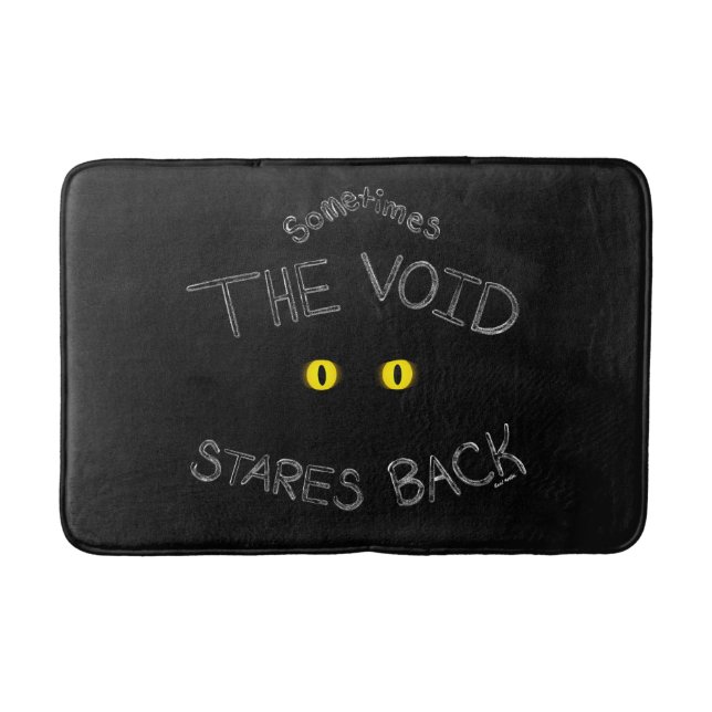 The Void Stares Back Bath Mat (Front)