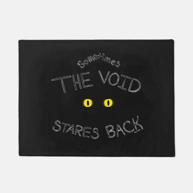 The Void Stares Back Doormat (Front)