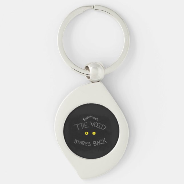 The Void Stares Back Key Ring (Front)