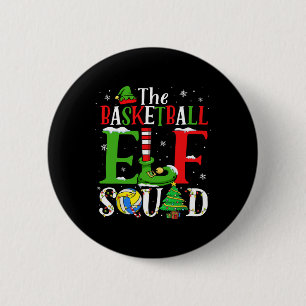 The Volleyball Elf Squad Matching Volleyball Playe 6 Cm Round Badge