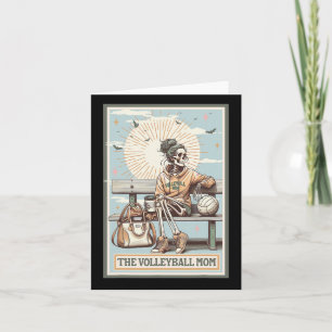 The Volleyll Mum Skeleton Tarot Card Game Day Moth