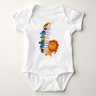 The Voracious Reader (Cartoon Lion) Baby Creeper