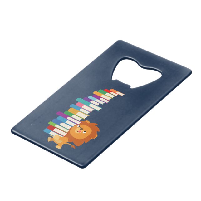 The Voracious Reader (Cute Cartoon Lion) (Front Angled)