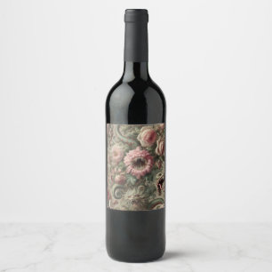 The Voracious Verdants – Gothic Victorian Wine Label