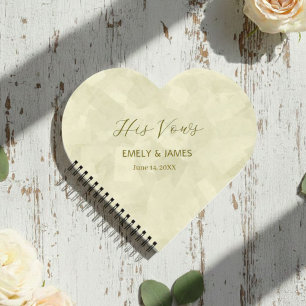 The Vow Books – Personalized His and Her Timeless