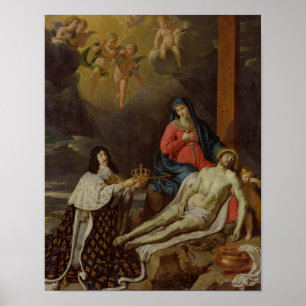 The Vow of Louis XIII  King of France and Poster