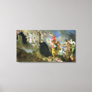 The Vows of Saint Aloysius of Gonzaga Canvas Print
