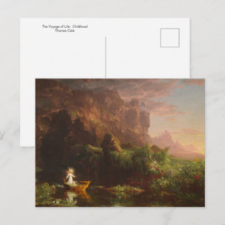 The Voyage of Life: Childhood by Thomas Cole Postc Postcard