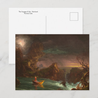 The Voyage of Life: Manhood by Thomas Cole Postcar Postcard