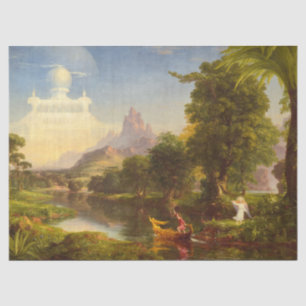 The Voyage of Life, Youth by Thomas Cole Tissue Paper