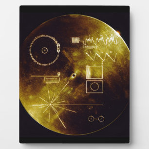 The Voyager Golden Record Plaque