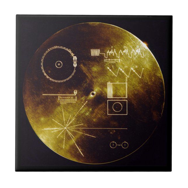 The Voyager Golden Record Tile (Front)