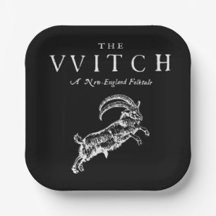 The VVitch a new Eangland fotktale Paper Plate