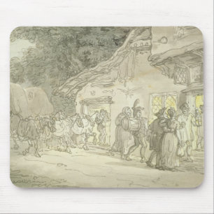 The Waggoner's Rest, c.1800-05 (pen & ink and w/c Mouse Pad