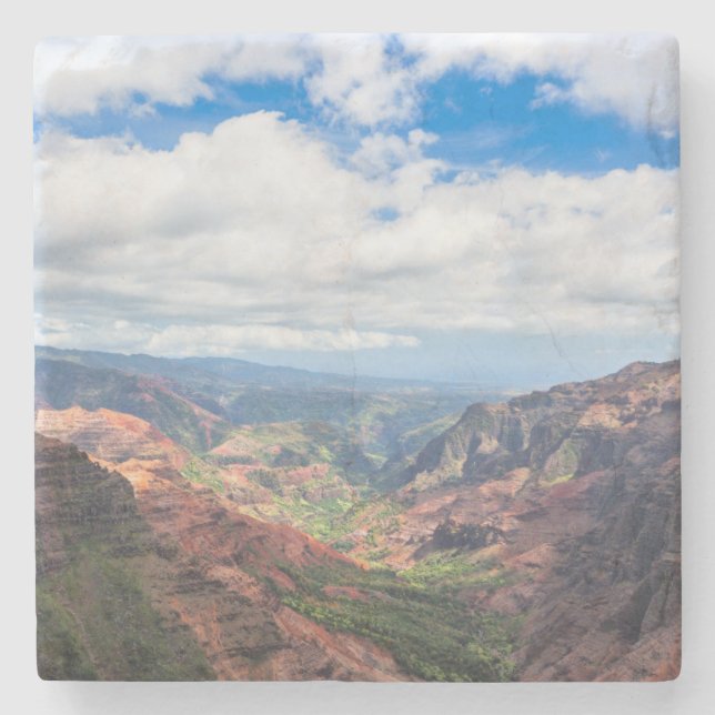 The Waimea Canyon Stone Coaster (Front)
