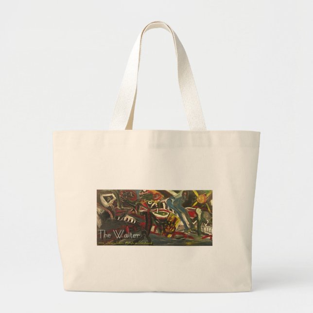 The waiter large tote bag (Front)