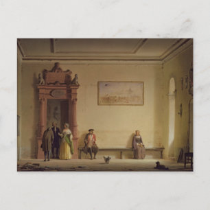 The Waiting Room, 1857 Postcard