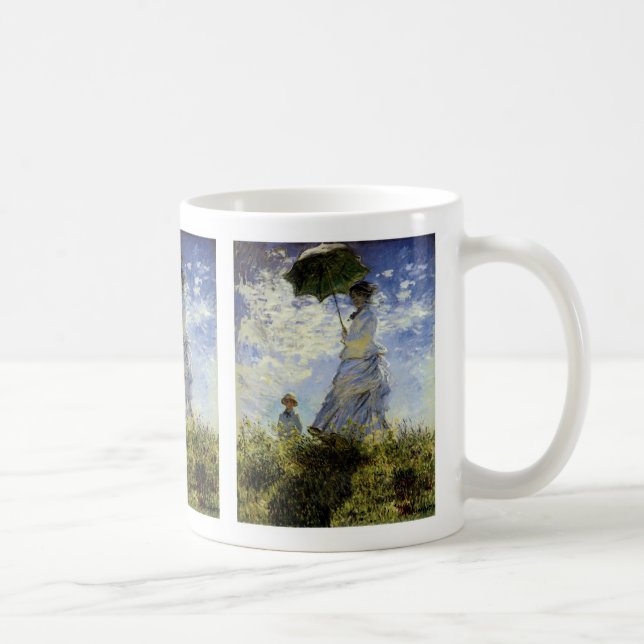 The Walk, Lady with a Parasol Coffee Mug (Right)