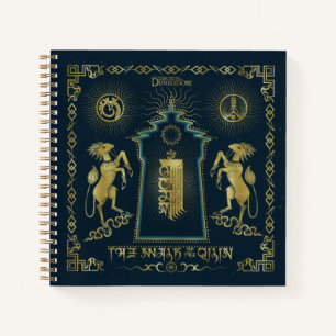 The Walk of The Qilin Golden Tower Tapestry Notebook