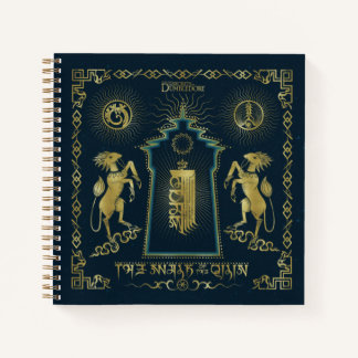 The Walk of The Qilin Golden Tower Tapestry Notebook