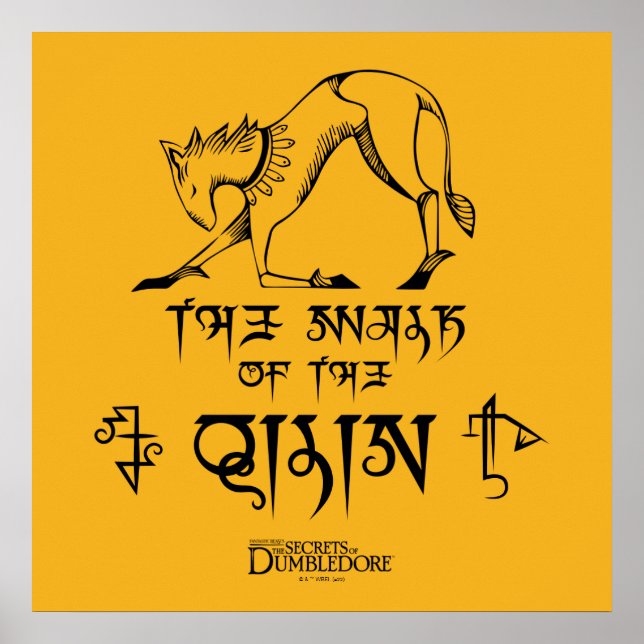 The Walk of The Qilin Line Graphic Poster (Front)