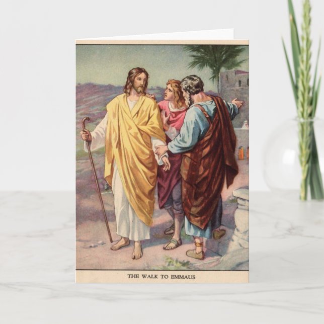 The walk to emmaus card (Front)