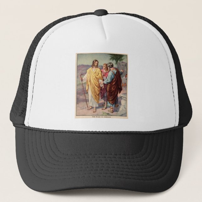 The walk to emmaus trucker hat (Front)