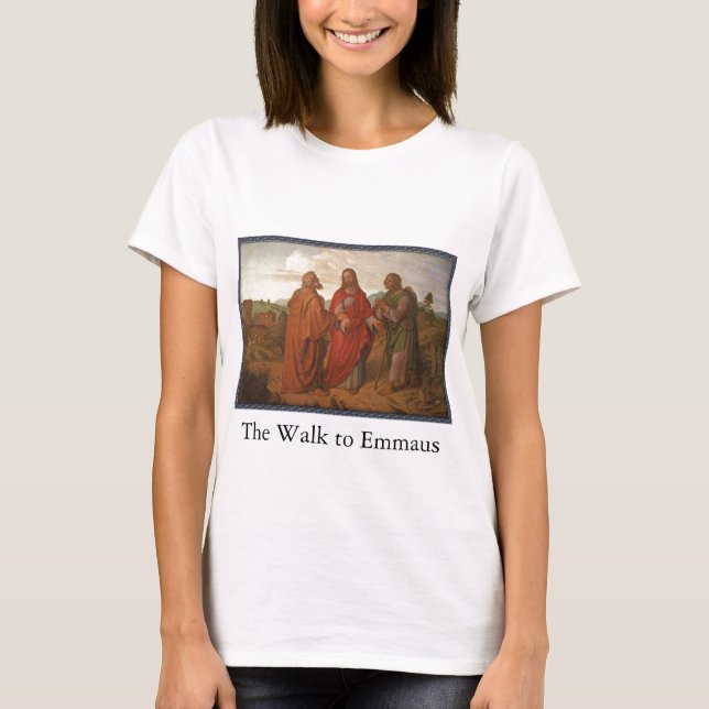 The Walk to Emmaus Womans Shirt (Front)