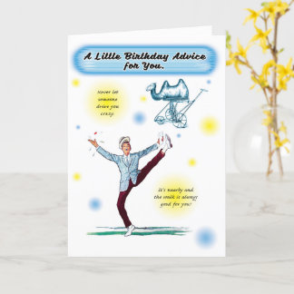 The Walk Will Do Him Good Crazy Birthday Card