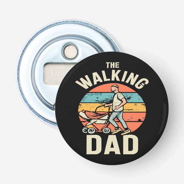 the walking dad bottle opener (Front)