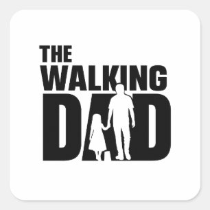 The Walking Dad Father‑Daughter Sticker