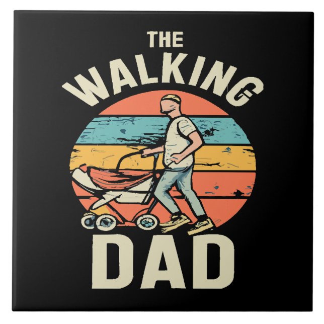 the walking dad tile (Front)