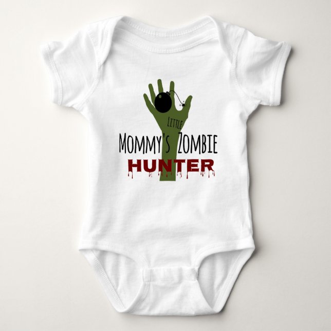 The Walking Dead Baby Mummy's Little Zombie Hunter Bodysuit (Front)