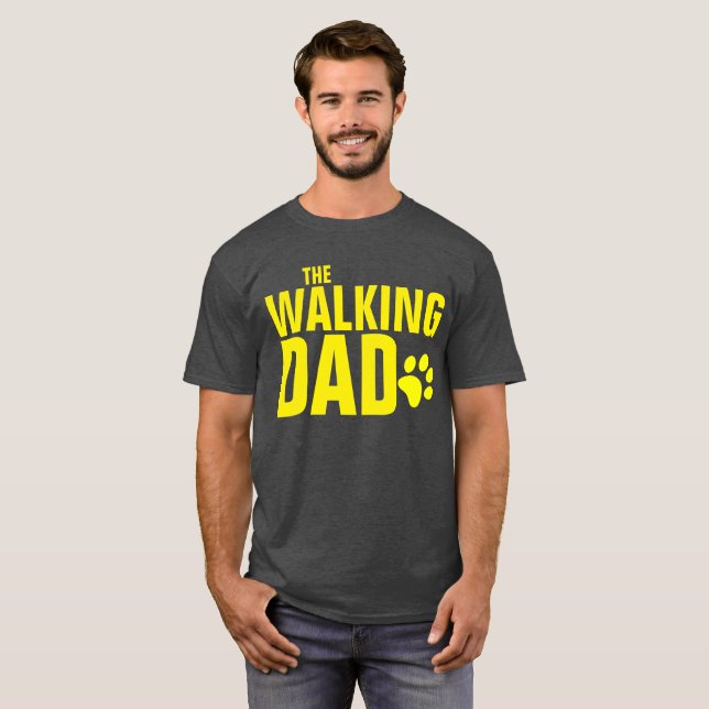 The Walking Dog Dad T-Shirt (Front Full)