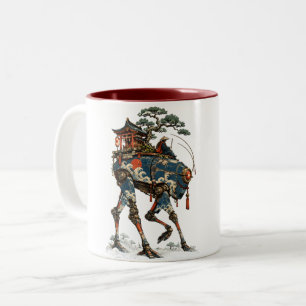 The Walking Shrine Two-Tone Coffee Mug