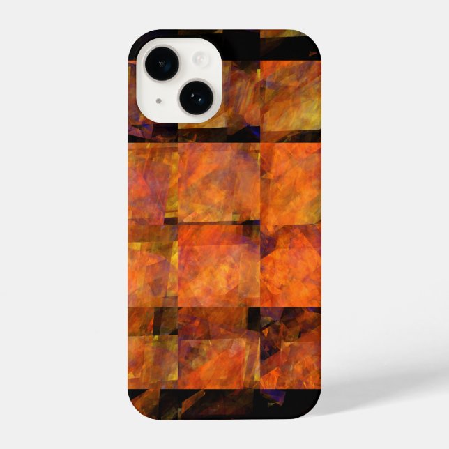 The Wall Abstract Art iPhone Case (Back)