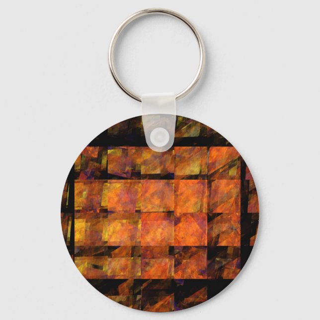 The Wall Abstract Art Keychain (Front)