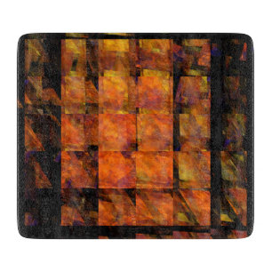 The Wall Abstract Art Rectangle Cutting Board