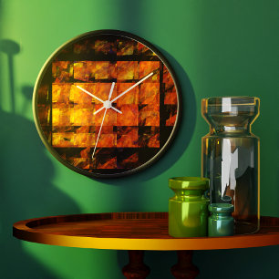 The Wall Abstract Art Round Large Clock