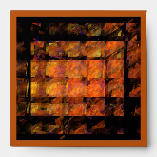The Wall Abstract Art Square Envelope (Front)