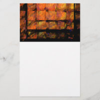 The Wall Abstract Art Stationery