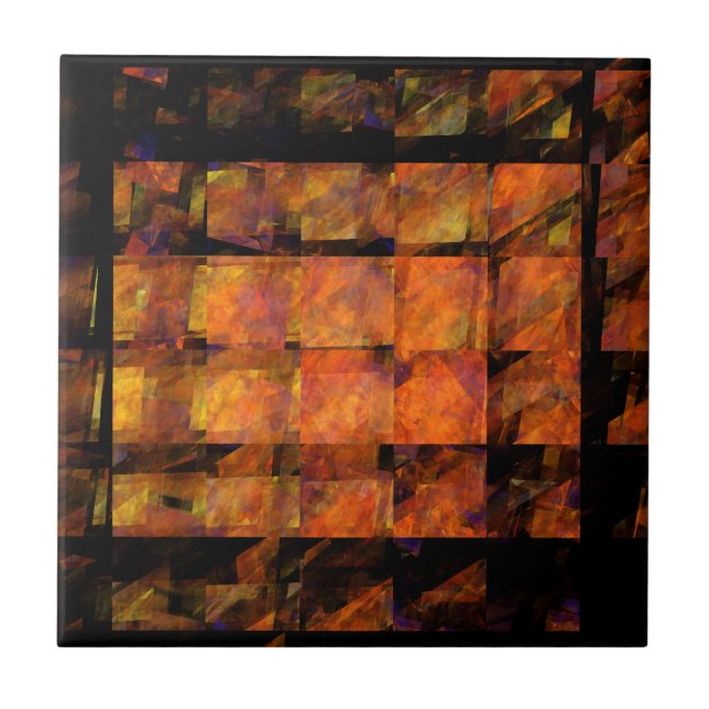 The Wall Abstract Art Tile (Front)