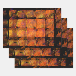 The Wall Abstract Art Wrapping Paper Sheet