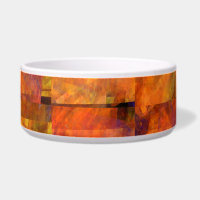 The Wall Abstract Geometric Fire Art Modern