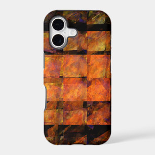 The Wall Abstract Geometric Fire Art Modern