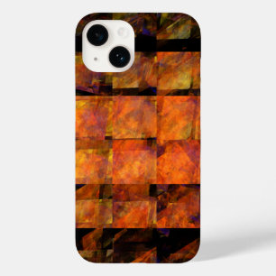 The Wall Abstract Geometric Fire Art Modern Case-Mate iPhone 14 Case